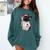 Girls I Heart Mom Love Mama Boston Terrier Dog Lover Comfort Colors Sweatshirt Blue Spruce