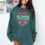 In My Glowing Teacher Era Groovy Colorful Bright Comfort Colors Sweatshirt Blue Spruce In My Glowing Teacher Era Groovy Colorful Bright Comfort Colors Sweatshirt Blue Spruce