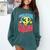 Grade 3 Super Squad Superhero Teacher Team Men Women Girls Kids Comfort Colors Sweatshirt Blue Spruce