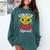 Grade K Super Squad Superhero Kindergarten Teacher Team Comfort Colors Sweatshirt Blue Spruce