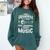 Some Grandpas Play Bingo Real Grandpas Teach Music Teacher Comfort Colors Sweatshirt Blue Spruce