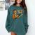 Halloween Teacher Six Seven Meme 6 7 Skeleton Spooky Costume Comfort Colors Sweatshirt Blue Spruce