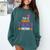 Halloween Teachers This Is My Tired Teacher Costume Comfort Colors Sweatshirt Blue Spruce