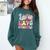 Happy 100th Day Of School 100 Days Brighter Teachers Kids Comfort Colors Sweatshirt Blue Spruce