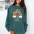 Happy 50th Days Of School Rainbow Teacher 50 Days Smarter Comfort Colors Sweatshirt Blue Spruce Happy 50th Days Of School Rainbow Teacher 50 Days Smarter Comfort Colors Sweatshirt Blue Spruce