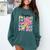Happy Dot Day 2025 Coquette Bow Teachers Kids Boys Girls Comfort Colors Sweatshirt Blue Spruce Happy Dot Day 2025 Coquette Bow Teachers Kids Boys Girls Comfort Colors Sweatshirt Blue Spruce