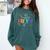 Happy Fri Yay Teacher Friday For Men Women Comfort Colors Sweatshirt Blue Spruce