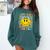 Happy To See Your Face Hippie Smile Back To School Teachers Comfort Colors Sweatshirt Blue Spruce Happy To See Your Face Hippie Smile Back To School Teachers Comfort Colors Sweatshirt Blue Spruce