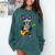 Hawaiian Boston Terrier & Pineapple Ukulele Summer Vacation Comfort Colors Sweatshirt Blue Spruce