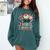 Hello 3rd Grade Boy Girl Teacher Back To School 3rd Grade Comfort Colors Sweatshirt Blue Spruce