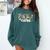 Hot All Superheroes Wear Capes Cute Teacher End Of School Comfort Colors Sweatshirt Blue Spruce