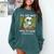 I'Ll Just Wait Until It's Quiet Sarcastic Teacher Comfort Colors Sweatshirt Blue Spruce