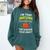 I'm That Awesome Paraeducator Teacher Comfort Colors Sweatshirt Blue Spruce