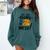 I'm Just Here To Get Messy Art Teacher Artist Painting Comfort Colors Sweatshirt Blue Spruce