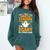I'm A Math Teacher I'm Scary All Year Long Spooky Halloween Comfort Colors Sweatshirt Blue Spruce