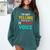 I’m Not Yelling This Is My PE School Teacher Voice I Teach Comfort Colors Sweatshirt Blue Spruce