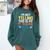 I'm Not Yelling This Is My PE Teacher Voice Comfort Colors Sweatshirt Blue Spruce