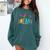 Infant Teacher Floral First Day Back To School Teaching Comfort Colors Sweatshirt Blue Spruce Infant Teacher Floral First Day Back To School Teaching Comfort Colors Sweatshirt Blue Spruce
