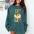 I Am Their Voice They Are My Heart Autism Awareness Teacher Comfort Colors Sweatshirt Blue Spruce