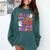 It's a Bootiful Day To Make Music Halloween Music Teacher Comfort Colors Sweatshirt Blue Spruce