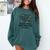 It's Fine I'm Fine Christmas Lights Teacher Xmas Comfort Colors Sweatshirt Blue Spruce