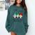 It's Fine We'Re Fine Gnome Pre-K Teacher Christmas Light For Men Women Comfort Colors Sweatshirt Blue Spruce It's Fine We'Re Fine Gnome Pre-K Teacher Christmas Light For Men Women Comfort Colors Sweatshirt Blue Spruce