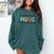 It's A Good Day To Make Music Musician Music Teacher Comfort Colors Sweatshirt Blue Spruce It's A Good Day To Make Music Musician Music Teacher Comfort Colors Sweatshirt Blue Spruce