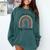 Its A Good Day To Teach Tiny Musicians Music Teacher Rainbow Comfort Colors Sweatshirt Blue Spruce Its A Good Day To Teach Tiny Musicians Music Teacher Rainbow Comfort Colors Sweatshirt Blue Spruce