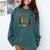 Its Okay To Feel All The Feels Mood Color Crayons Teacher Comfort Colors Sweatshirt Blue Spruce