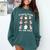It’s Okay To Feel All The Feels Special Ed Teacher Halloween Comfort Colors Sweatshirt Blue Spruce