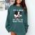 Just a Woman Who Loves Her Boston Terrier Cute Dog Mom Comfort Colors Sweatshirt Blue Spruce