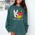 K Is For Kindergarten Teacher Pencil Apple Back To School Comfort Colors Sweatshirt Blue Spruce K Is For Kindergarten Teacher Pencil Apple Back To School Comfort Colors Sweatshirt Blue Spruce