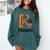 K Is For Kindness Unity Day Teacher Kids Comfort Colors Sweatshirt Blue Spruce