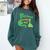 Kids My Nonna Loves Me Dinosaur Grandson Comfort Colors Sweatshirt Blue Spruce