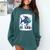 Be Kind Rainbow Fish Teacher Life Back To School Teaching Men Women Comfort Colors Sweatshirt Blue Spruce