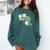Be Kind Teacher Anti-Bullying Dino Kindness Women Men Boys Comfort Colors Sweatshirt Blue Spruce