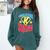 Kindergarten Super Squad Superhero Teacher Team Men Women Girls Kids Comfort Colors Sweatshirt Blue Spruce