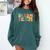 Last Day Of School Back To School Dream-Team Teacher Kids Comfort Colors Sweatshirt Blue Spruce