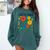 Leer Es Poder Cute Floral Boho Spanish Teacher Reading Comfort Colors Sweatshirt Blue Spruce Leer Es Poder Cute Floral Boho Spanish Teacher Reading Comfort Colors Sweatshirt Blue Spruce