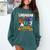 Librarian Boo Crew Teacher Student Halloween Costume Comfort Colors Sweatshirt Blue Spruce