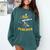 I Love Bee-Ing A Teacher Honey Bee Job Profession Comfort Colors Sweatshirt Blue Spruce
