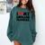 I Love My English Teacher Heart English Language Teachers For Men Women Kids Comfort Colors Sweatshirt Blue Spruce