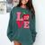 Love Kindergarten Cute Apple School Teacher Comfort Colors Sweatshirt Blue Spruce Love Kindergarten Cute Apple School Teacher Comfort Colors Sweatshirt Blue Spruce