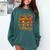 I Love My Kindergarten Turkeys Thanksgiving Teacher Students Comfort Colors Sweatshirt Blue Spruce