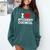 I Love Student Council Student Teacher Comfort Colors Sweatshirt Blue Spruce I Love Student Council Student Teacher Comfort Colors Sweatshirt Blue Spruce