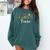 Love Teacher Wizards Back To School Halloween Comfort Colors Sweatshirt Blue Spruce