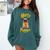 Lovely Harry Pugger Pug Comfort Colors Sweatshirt Blue Spruce