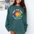 Make Your Mark For a International Dot Day Teacher Dot Lover Comfort Colors Sweatshirt Blue Spruce