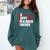 Math Teacher School So Happy I'm A Math Teacher Comfort Colors Sweatshirt Blue Spruce