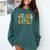 Math Teacher Be Like Subtraction And Make a Difference Comfort Colors Sweatshirt Blue Spruce